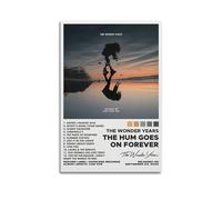 SAHDU I REWNRN Poster con album The Hum Goes On Forever di The Wonder Years su tela, decorazione artistica da parete, stile vintage, per soggiorno e camera da letto, 20 x 30 cm, senza cornice