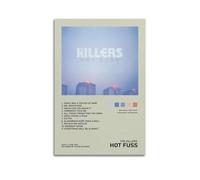 SAHDU I REWNRN Poster con album The Killers Hot Fuss, decorazione artistica da parete decorativa vintage su tela per soggiorno e camera da letto, 20 x 30 cm, senza cornice, stile