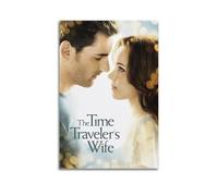 SAHDU I REWNRN Poster decorativo da parete con scritta in lingua inglese "The Time Traveler's Wife" su tela, vintage, per soggiorno, camera da letto, 30 x 45 cm, senza cornice