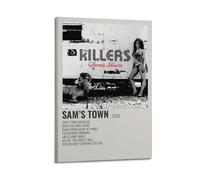 SAHDU I REWNRN Poster di The Killers Sam's Town, stampa artistica da parete estetica decorativa vintage su tela per soggiorno e camera da letto (60 x 90 cm) con cornice