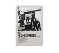 SAHDU I REWNRN The Neighbourhood 2018, poster estetico da parete, decorazione artistica da parete vintage, su tela, per soggiorno, camera da letto, 20 x 30 cm, senza cornice