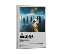 SAHDU I REWNRN The Outsiders - Poster decorativo da parete, stampa artistica da parete, stile vintage, per soggiorno, camera da letto, 30 x 45 cm, con cornice