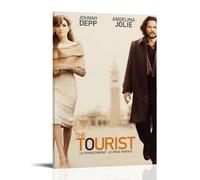 SAHDU I REWNRN The Tourist Posters - Poster decorativo da parete su tela, stile vintage, per soggiorno, camera da letto, 50 x 75 cm, con cornice