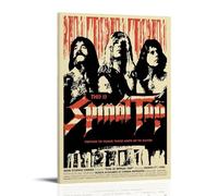 SAHDU I REWNRN This Is Spinal Tap, poster decorativo da parete estetico, decorazione artistica da parete, vintage, su tela, per soggiorno, camera da letto, 60 x 90 cm, con cornice