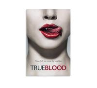SAHDU I REWNRN True Blood - Poster estetico decorativo da parete su tela, stile vintage, per soggiorno, camera da letto, 20 x 30 cm, senza cornice