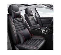 SAHFEE Coprisedili auto universali per Volkswagen Lupo/Jetta Limousine/Jetta Wagon/ID.5/ID.4/ID.3/GTI/Golf SV/Golf Sportsvan, linea nera rossa Deluxe