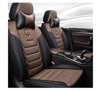 SAHFEE Set di coprisedili per auto, universali, per Alfa Romeo Giulia Stelvio Disco Volante TZ3 4C MiTo, accessori per auto, colore marrone