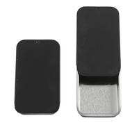 Sahgsa 10 scatole di metallo con coperchio scorrevole, mini contenitori a prova di perdite, per balsami per labbra, caramelle, menta, uso da viaggio, materiale metallico