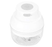 Sahgsa 100 ml - Affettaverdure USB, mini frantoio aglio, tritatutto elettrico, accessori da cucina (bianco)