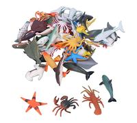 Sahgsa 48 pezzi giocattoli per animali marini da 4 a 6 anni, con forme e dettagli vivaci, ideali per il bagno e il gioco, 48 pezzi