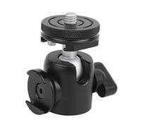 Sahgsa Accessorio per Fotocamera di Alta qualità con Testa a Sfera con Base a Doppia Slitta in Lega per Professionisti