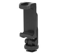 Sahgsa Adattatore per Montaggio su Treppiede per Telefono Staffa per Fredda Leggera e Portatile per il Monitoraggio della Fotocamera da Viaggio in Lega di Alluminio ABS per Uso Esterno