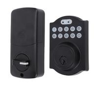 Sahgsa Blocco di accesso automatico con chiavi, serratura senza chiave in lega di alluminio per porte di casa e appartamenti con uno spessore da 35 a 50 mm