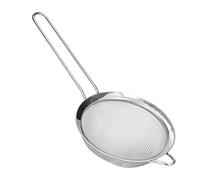 Sahgsa Colino a rete, 14 cm, filtro in acciaio inox, spessore ampio colino per olio con manico, utensili da cucina per casa, ristorante e hotel (15317, bordo largo 14 cm)