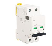 Sahgsa Interruttore Automatico 2P Protezione Stabile da Cortocircuito Interruttore Automatico Miniaturizzato per Edifici Commerciali (25A)