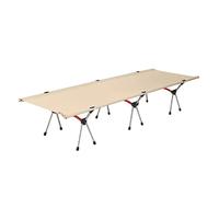 Sahgsa Letto da campeggio pieghevole in lega di alluminio per adulti, robusto e compatto, con sistema di chiusura a leva, principio di stabilità triangolare per zaino in spalla, viaggi su strada