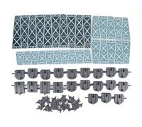 Sahgsa Set di mattoncini da costruzione per viadotto, miglioramento delle abilità pratiche, gioco sicuro, per bambini dai 3 anni in su, accessori per ponte inclusi