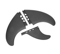 Sahgsa Set di Pinne da Surf Pinna da Surf in PVC Leggero, Durevole e Stabile per Longboard Gonfiabile 3 Pezzi