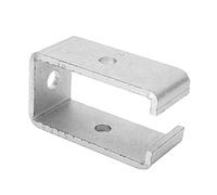 Sahgsa Staffa di Supporto Intermedia in Acciaio Inossidabile per Gancio per Binario del Carrello a Canale - Resistente Alla Corrosione per Porte Mobili Domestiche