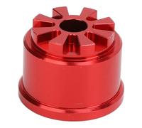 Sahgsa Supporto differenziale in alluminio, ricambio professionale, alloggiamento differenziale finemente lucidato per auto Summit 1/10 RC (rosso)