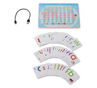 Sahgsa Tablet parlante cinese con materiale ABS, angoli arrotondati, miglioramento del pensiero logico, aumento delle abilità, buon altoparlante, scatola ricaricabile da 3 anni in su