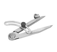 Sahgsa Tracciatore per Bussola con Divisore Ad Ala di Bloccaggio Durevole in Acciaio Al Carbonio da 125 Mm per Strumento per la Lavorazione dei Metalli, Ideale per la Produzione di Pelletteria