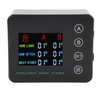 Sahgsa Umidificatore per Rettili Doppia Pompa Display a Colori Efficiente di Nebulizzazione Automatico per Terrari e Acquari ABS 1 unità