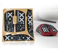 SAHONFEN Nastro Autoadesivo Antiscivolo, Nastro Autoadesivo Ultrasottile Antiscivolo che Assorbe il Sudore, Presa e Controllo Migliori, Compatibile con Logitech Topo, Ideale per Casa e Gamer (Nero)