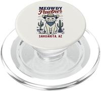 Sahuarita AZ USA, divertente disegno a forma di gatto Meowdy Pawtner PopSockets PopGrip per MagSafe