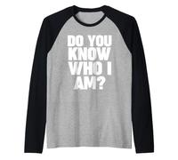 Sai Chi Sono Maglia con Maniche Raglan