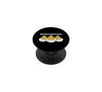 Sai perché sono qui (uova alla diavola) Divertente dire Ringraziamento PopSockets PopGrip Adesivo