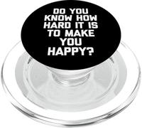 Sai quanto è difficile renderti felice? - Detto divertente PopSockets PopGrip per MagSafe
