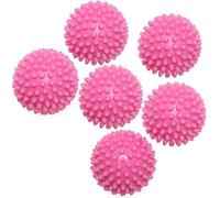 Saibit Sfere riutilizzabili per asciugatrice in asciugatrice, palline non si sciolgono per asciugare e ridurre le pieghe dei vestiti (rosa)