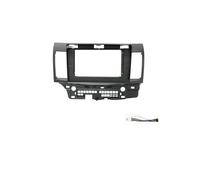 SAIBOL Pannello Radio Autoradio Fasce Android MP5 Lettore 2 DIN unità Testa Pannello Dash Installazione Telaio per Mitsubishi per Lancer per Fortis 2010-2017 Mascherina Telaio(10inch Cable)