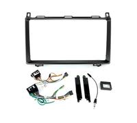 SAIBOL Pannello Radio per Benz B200 B W169 W245 Viano per Vito W639 per Sprinter W906 9 Pollici Autoradio Fasce Telaio Kit Montaggio Cablaggio Pannello Mascherina Telaio