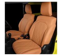 SAIBOL Per Suzuki Per JIMNY JB64 Jb74 Copertura Sede Dell'automobile Lusso Completamente Surround Pad Cuscino Pelle PU Modificato Prova Acqua Accessori Set Completo coprisedili(Full set,Giallo)