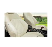 SAIBOL Per Tesla Per Mollo 3 Per Mollo Per Y Set Completo Coprisedile Auto Anteriore Posteriore Cuscino Personalizzato Interni Set Completo coprisedili(Waist No Button,CREAM WHITE_FRONT)