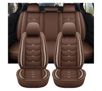 SAIBOL Per Tutti I Molli Per Captur Per Logan Per Kadjar Trafic Per Scenic Bracciolo Auto-Styling Universale In Pelle Copertura Di Se Ll'automobile Set Completo coprisedili(Coffee)