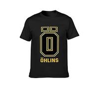 Saicheng Ohlins Unisex Mens Tee T-Shirt Black L