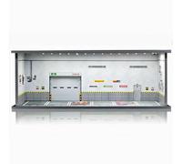 Saichotoy Vetrina garage impilabile per auto giocattolo in scala 1/64, contenitore in schiuma per Monster Trucks con luce LED e copertura in acrilico, deposito