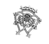 SaiDian 1 spilla vintage in argento a forma di corona di cardo irlandese irlandese royalty spilla scozzese