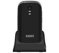 SAIET FOCUS Cellulare Con Caratteri Grandi Audi Amplificato Tasto SOS Batteria Lunga Durata (Nero)
