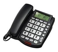 SAIET MAXI TELEFONO FISSO PER ANZIANI TASTI BIG VIVAVOCE SUONERIA ALTA MEMORIE
