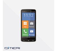 SAIET - Cellulare Smart Senior STS550 Per Anziani 4G e Bluetooth - con Tasti e Lettere Grandi - Custodia Protettiva Inclusa - Smartphone con Whatsapp e SOS