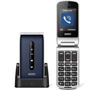 SAIET VANTO Cellulare per Anziani Facile da Usare Telefono a Conchiglia con Base