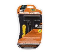 RHUTTEN - KIT RIPARA GOMME COMPLETO E COMPATTO SET PER RIPARARE FORATURE DI PNEUMATICI 281867