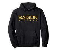 Saigon - Designer Moderno Vietnam Ho Chi Minh Città Saigon Felpa con Cappuccio