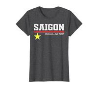 Saigon/Ho Chi Minh City Vietnam Maglietta, Donna, Grigio Scuro, 3XL