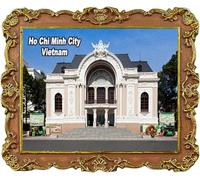 Saigon Opera House Ho Chi Minh City Vietnam turistico souvenir frigorifero magnete decorazioni frigorifero