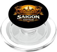saigon, vietnam, tramonto, orizzonte, viaggiare, disegno, ho, chi, minh, città PopSockets PopGrip per MagSafe